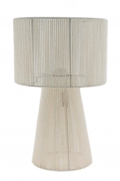 Φωτιστικό Επιτραπέζιο Με Κορδόνι Λευκό 30x49εκ. Zen Collection 24.36.50162