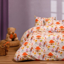 Σετ Σεντόνια Βαμβακερά Μονά 170x270εκ. Magic Peach Kids Line Melinen 20004368