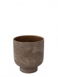 Κασπώ Κεραμικό Μπρονζέ-Χρυσό 28x28x31εκ. Zen Collection 25.24.51693