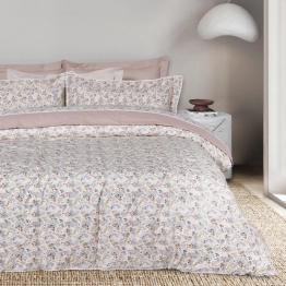 Σετ Σεντόνια Βαμβακοσατέν King 250x270εκ. Prestige 1695 Blue-Beige Das Home
