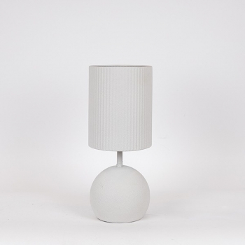 Φωτιστικό Επιτραπέζιο Μεταλλικό Λευκό 19x45εκ. ESTHETI 814-40013