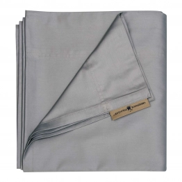 Σεντόνι Μεμονωμένο Βαμβακοσατέν King 270x280εκ. Cozy 2255 Light Grey Greenwich Polo Club