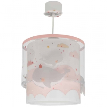 Φωτιστικό Οροφής Whale Dreams Pink 26x25εκ. ANGO 61172S