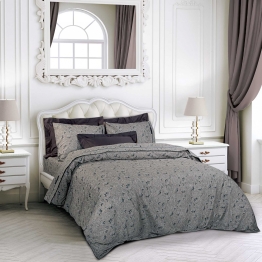 Σετ Σεντόνια Βαμβακερά Υπέρδιπλα 240x260εκ. Essential 2367 Dark Taupe Greenwich Polo Club