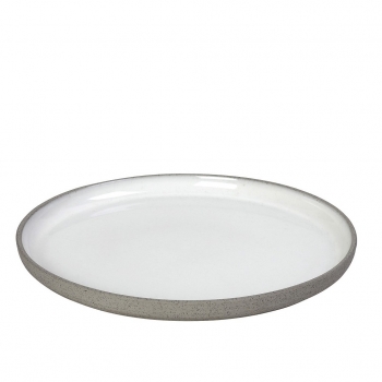 Πιάτο Ρηχό Φαγητού Stoneware Sandy White ESPIEL 26,5x2εκ. GMT431K3