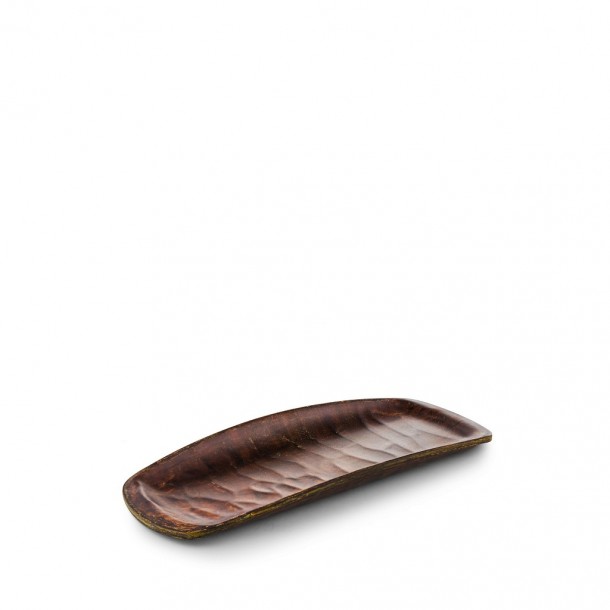 Πιατέλα Σερβιρίσματος Γόνδολα Μελαμίνης Chestnut Hybrid ESPIEL 20,5x8,5x2εκ. HWD782K72-6