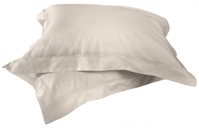 Ζεύγος Μαξιλαροθήκες Βαμβακοσατέν Oxford 52x72εκ. Silky Natural Guy Laroche