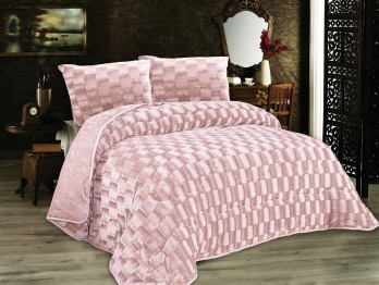 Κουβερτοπάπλωμα Fleece Μονό 160x220εκ. 1940 Salmon Rose DimCol