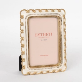 Κορνίζα Polyresin Χρυσή-Σαμπανί 10x15εκ. ESTHETI 756-12056