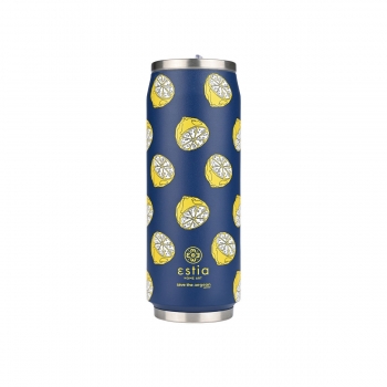 Θερμός-Ποτήρι Ανοξείδωτο Citrus Infusion Save The Aegean Estia 500ml-7x19εκ. 01-22693
