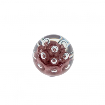 Διακοσμητική Μπάλα Χειροποίητη Φυσητό Γυαλί Ροζ Δ8εκ. Zen Collection 23.49056