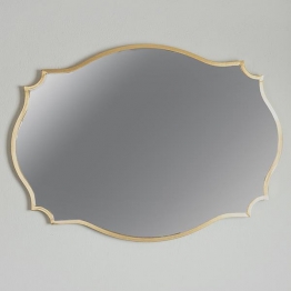 Καθρέπτης Τοίχου Μεταλλικός Χρυσός 90x2,5x60εκ. ESTHETI 751-11033