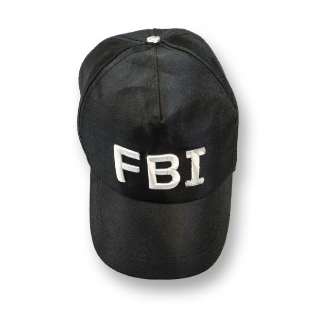 Καπέλο Ενηλίκων Τζόκευ FBI Μαύρο One Size CARNAVALista 3-1952