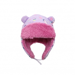 Αδιάβροχο Σκουφάκι Fleece-Sherpa 2-4 Χρονών Trapper Hat Unicorn Flapjackkids FJKTH736M
