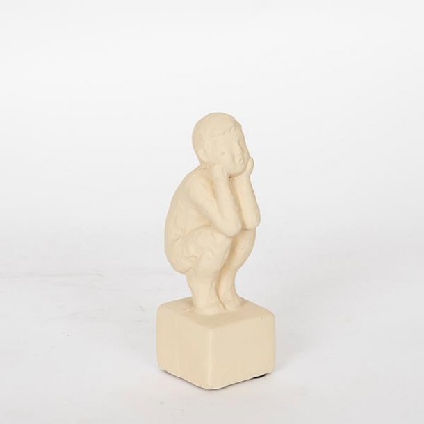 Διακοσμητική Επιτραπέζια Φιγούρα Polyresin Καφέ 4,5x6x14,5εκ. ESTHETI 752-27023