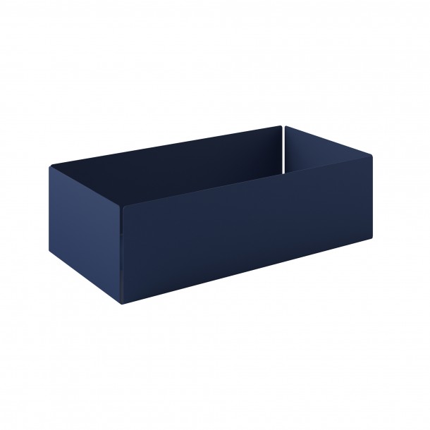 Θήκη Οργάνωσης Ανοξείδωτη Matt Navy Blue 25x13x7,5εκ. Pam & Co 119-203