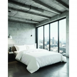 Σεντόνι Μεμονωμένο Βαμβακοσατέν Υπέρδιπλο 240x270εκ. City 1 Pearl Makis Tselios 108190123456