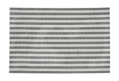 Σουπλά Pvc-Polyester Αδιάβροχο 45x30εκ. Ριγέ Γκρι ESPIEL PUL104K6