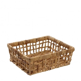 Καλάθι Ψάθινο Μπεζ ESPIEL 30x25,5x10,5εκ. TAK301