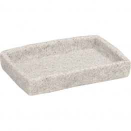 Σαπουνοθήκη Polyresin Μπεζ 8,5x12x2εκ. MRShome DS-8887L01