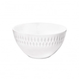 Μπωλ Δημητριακών Πορσελάνης White Diamante Oriana Ferelli® Φ15,5εκ. PRPW430018