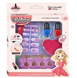 Σετ Νυχιών Make up Sweet 16x3x21εκ. Toy Markt 77-1277