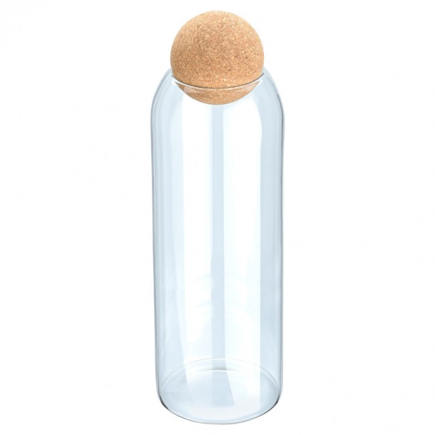Δοχείο Αποθήκευσης Γυάλινο Estia 1300ml-9x9x28,5εκ. 01-19624