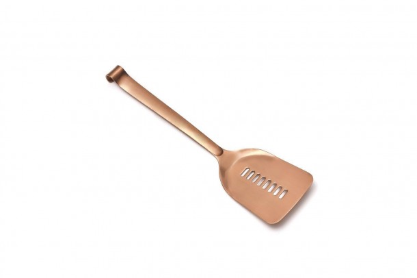 Σπάτουλα Τρυπητή Ανοξείδωτη 18/10 Copper Elegant Comas 28εκ. CO00005262