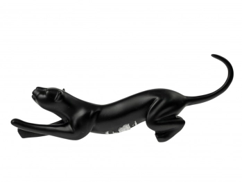 Διακοσμητικό Πούμα Polyester Μαύρο 27,5x4,8x10,8εκ. Zen Collection 25.21.51525