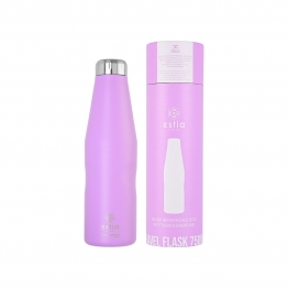 Θερμός-Μπουκάλι Ανοξείδωτο Lavender Purple Flask Save The Aegean Estia 750ml-7,9x7,9x27,8εκ. 01-9830