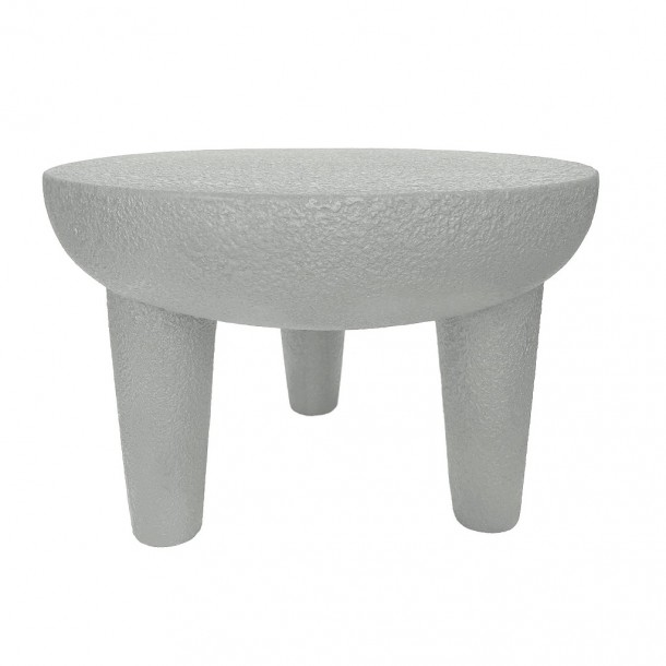 Σκαμπώ Polyresin Λευκό ESPIEL 51x35,5εκ. VOS110