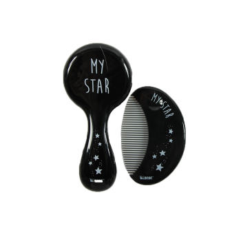 Σετ Βρεφική Βούρτσα & Χτενάκι Minene Baby Set Hair Black 18319006190OS