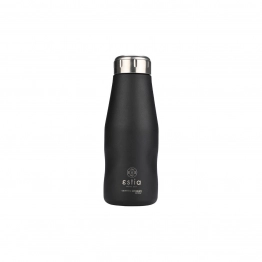 Θερμός-Μπουκάλι Ανοξείδωτο Midnight Black Flask Save The Aegean Estia 350ml-6,5x6,5x18,5εκ. 01-22297