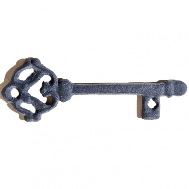 Διακοσμητικό Κλειδί Σιδερένιο Ανθρακί 13εκ. Royal Art CAS2/085GRE