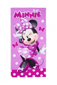 Πετσέτα Θαλάσσης Παιδική Microfiber 70x140εκ. Minnie 28 Pink Disney DimCol