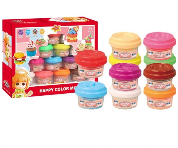 Κουτάκι Με 10 Χρώματα Ζύμης 26x6x20εκ. Toy Markt 71-3622