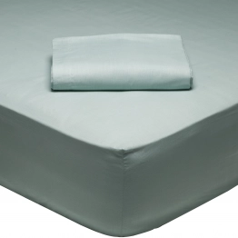 Σεντόνι Μεμονωμένο Βαμβακερό Υπέρδιπλο Με Λάστιχο 160x200+35εκ. Colour Best 1013 Mint Das Home