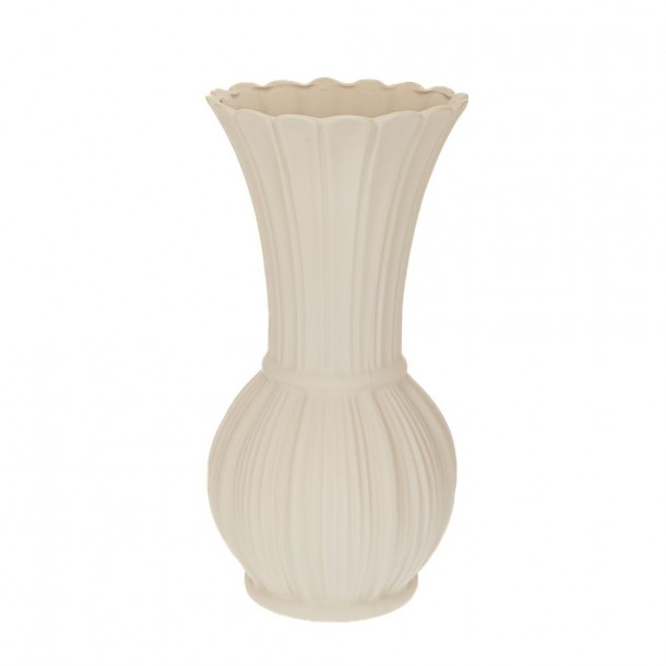 Βάζο Κεραμικό Λευκό 12x23εκ. iliadis 91520