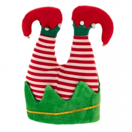 Διακοσμητικό Χριστουγεννιάτικο Καπέλο Πόδια Καλικάντζαρου 30x35εκ. iliadis 84735