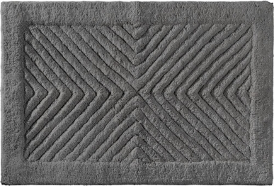 Ταπέτο Μπάνιου Βαμβακερό Mozaik Titanium 55x85εκ. Guy Laroche