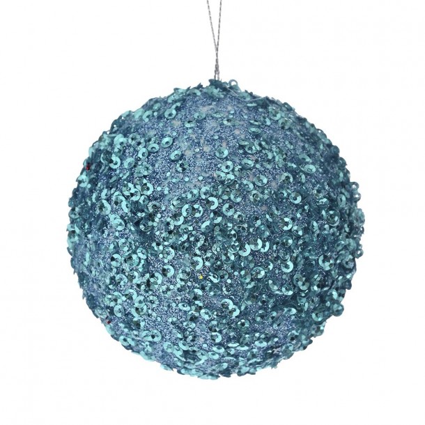 Μπάλα Polyfoam Γαλάζια Glitter 8εκ. iliadis 83500