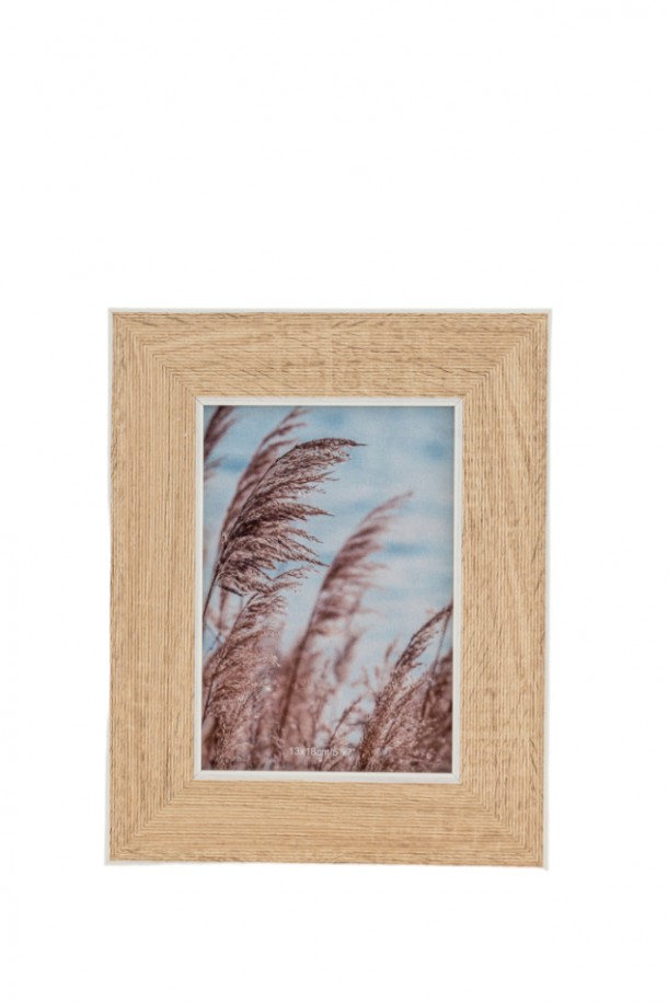 Κορνίζα Πλαστική Μπεζ 20,5x1,5x25,5εκ. Zen Collection 24.8.50207