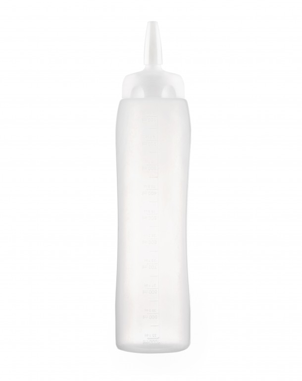 Μπουκάλι Σάλτσας Σως Πλαστικό Διάφανο 1000ml Araven AR00001379
