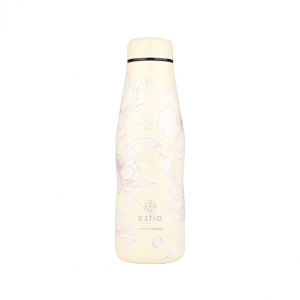 Θερμός-Μπουκάλι Ανοξείδωτο Flask Terra Serenity Save The Aegean Estia 500ml-7x7x22,3εκ. 01-22198