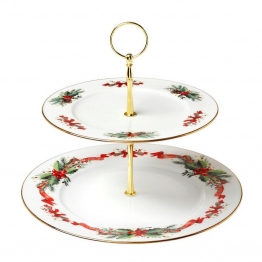 Χριστουγεννιάτικη Ορντερβιέρα 2 Όροφη Πορσελάνης Christmas Magic CRYSPO TRIO 06.240.73