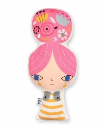 Διακοσμητικό Μαξιλάρι Βαμβακερό 42εκ. Girl Petit Monkey PTM-CUS4