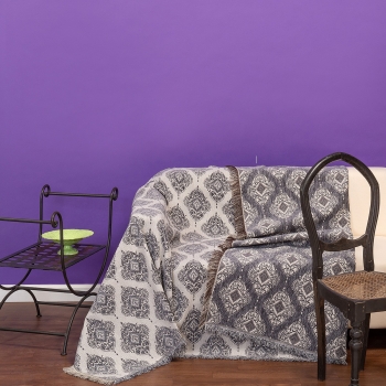 Ριχτάρι Chenille Διθέσιου 180x250εκ. Galia Dark Grey Melinen 2000046909