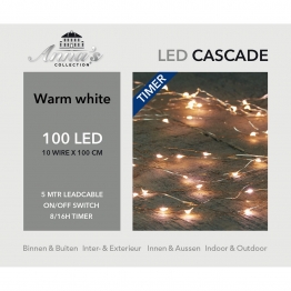 Λαμπάκια 100 Led-5μ. Εξωτερικού Χώρου Θερμό Λευκό Φως MSA 20-73-957