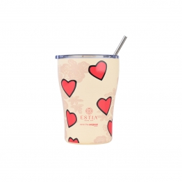 Θερμός-Ποτήρι Ανοξείδωτο Coffee Mug Tender Lace Save The Aegean 350ml-9x13εκ. Estia 01-31817
