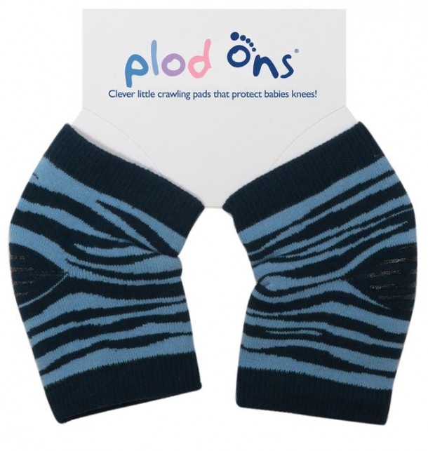 Ζεύγος Επιγονατίδες Για Μπουσούλημα Plod Ons Zebra Stripe Sock Ons PO-ZEBRA